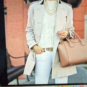 BURBERRY Women’s ‘Marystow’ Double Breasted Short Trench Coat US 12 “As Is”